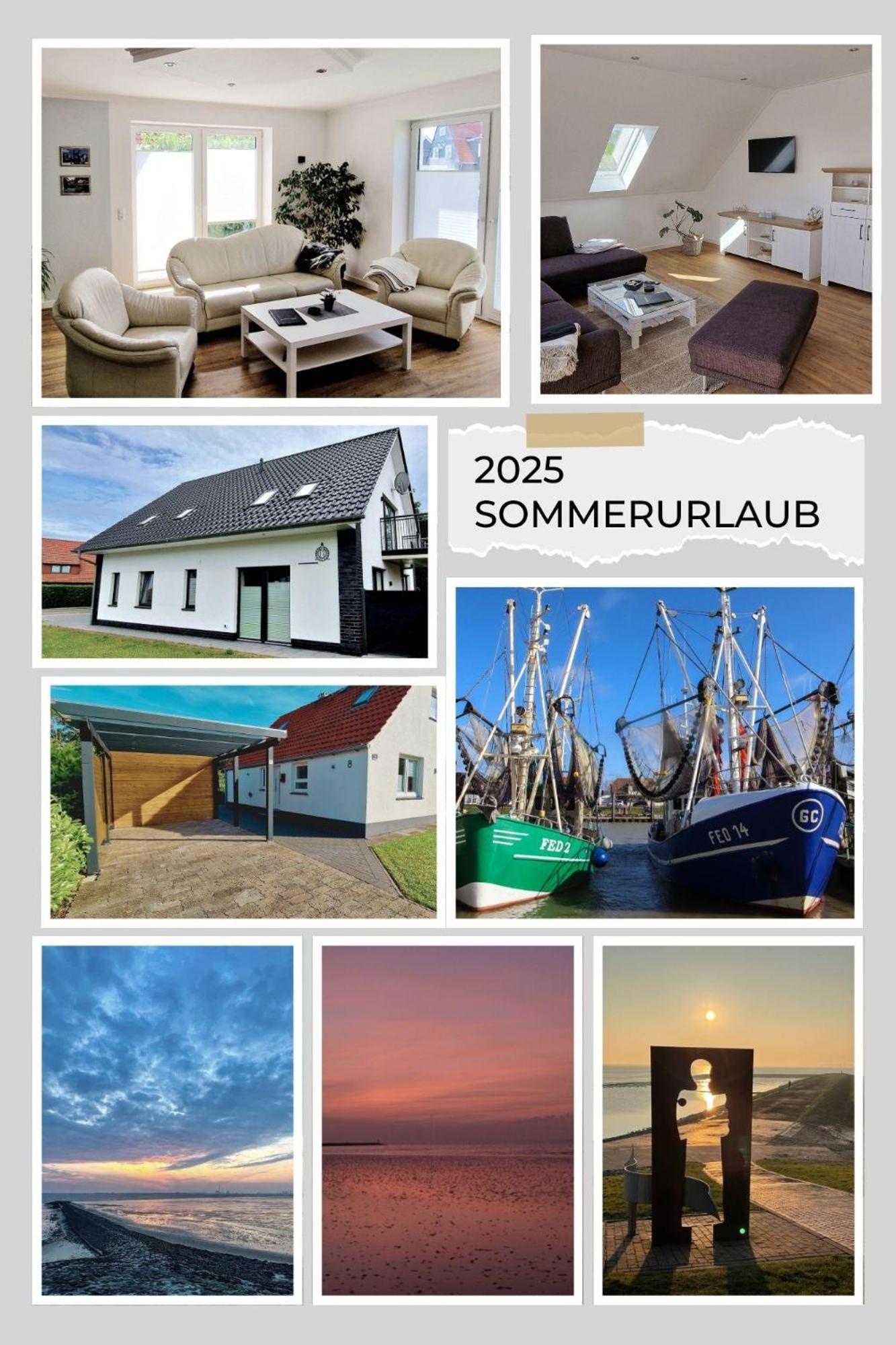 Ferienhaus Strandallee 10A Burhave Kültér fotó